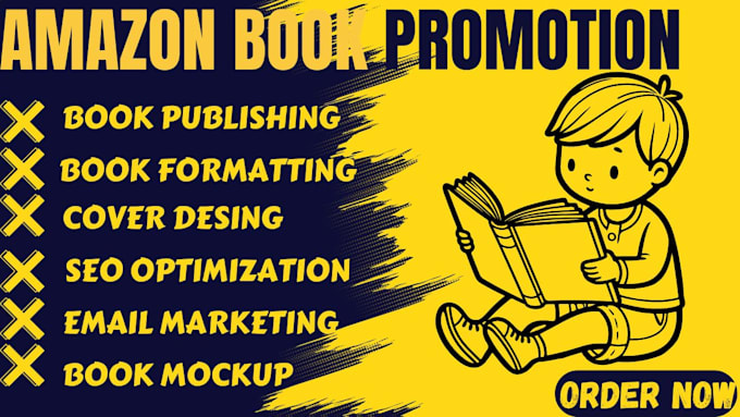 Bestseller - do amazon KDP book promotion with ads, email marketing, book trailer and mockups