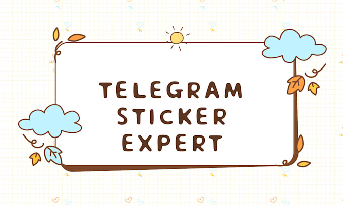 Gig Preview - Create mood suiting telegram stickers for your business