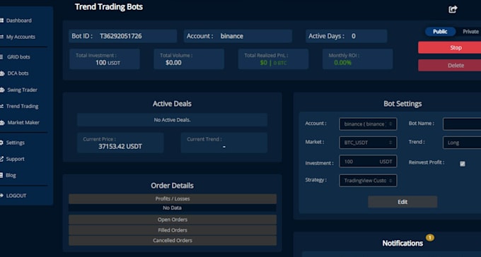 Gig Preview - Build automated arbitrage bot, front running bot, solana bot, crypto trading bot