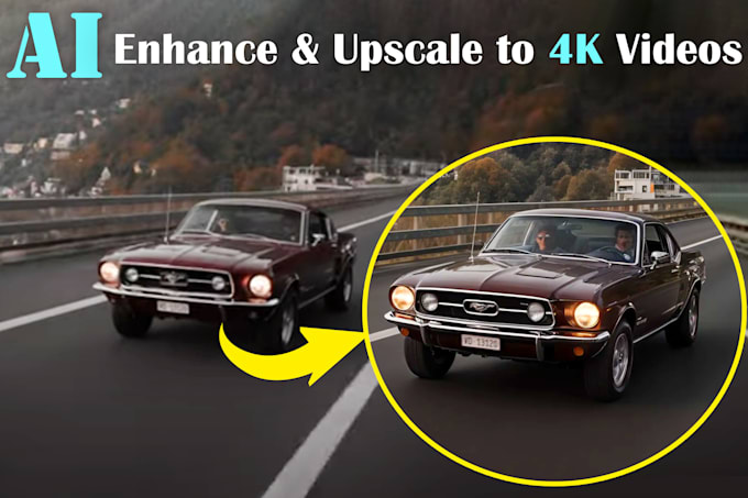 Bestseller - upscale and enhance your videos to 4k, 60fps with professional color grading