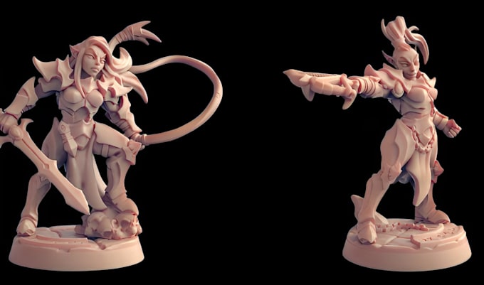 Gig Preview - Design 3d characters model for 3d sculpting and 3d printing