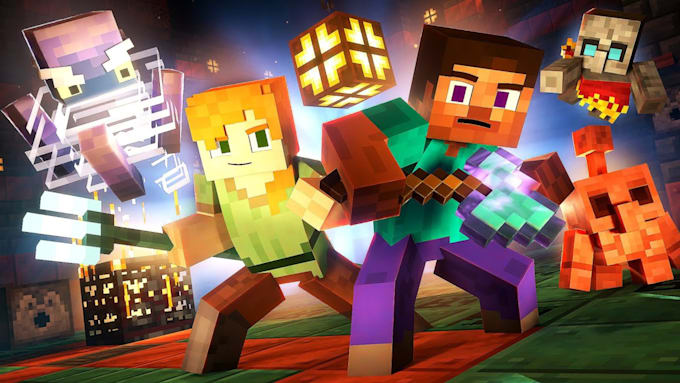 Gig Preview - Create stunning minecraft animation, cinematic, storylines and game edits