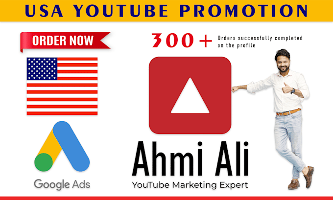 Gig Preview - Do USA youtube organic video promotion using google ads