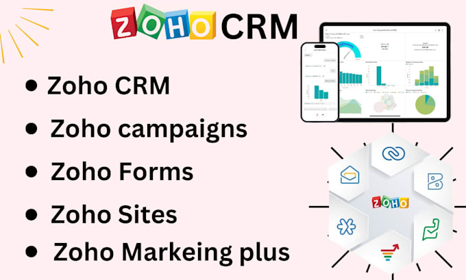 Bestseller - be your zoho crm zoho campaigns zoho forms zoho sites expert