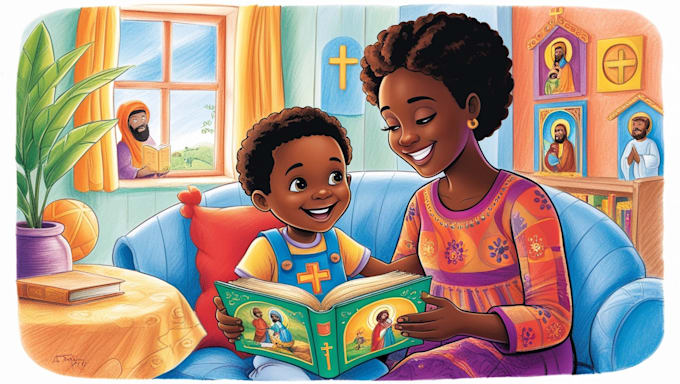 Gig Preview - Christian children storybook featuring african american children