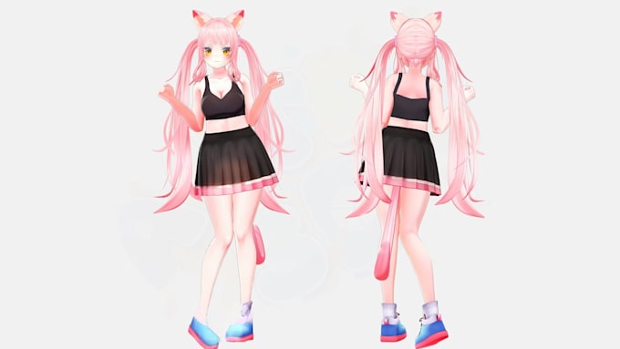 Gig Preview - Convert, fix and perfect your mmd, koikatsu model, nsfw, vseefac, vrchat model