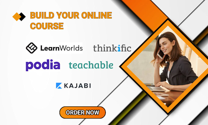 Bestseller - create online course website in teachable, thinkific, learnworlds, kajabi, podia