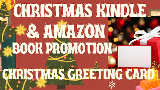 Gig Preview - Design custom christmas greeting cards to promote your book