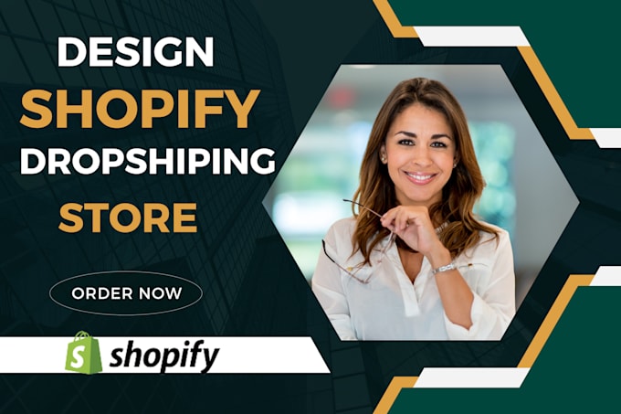 Gig Preview - Do shopify website design, shopify dropshiping and create shopify store redesign