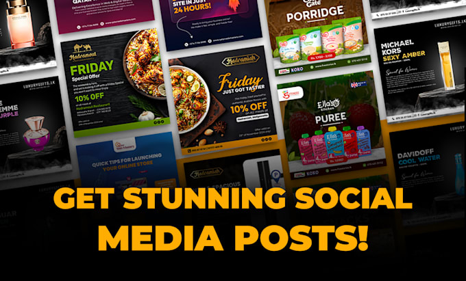 Gig Preview - Design stunning social media posts to grow your brand