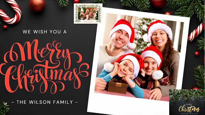 Gig Preview - Design christmas card, greeting card, and invitation cards