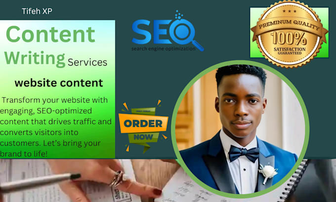 Gig Preview - Your content writer, write killer SEO website content