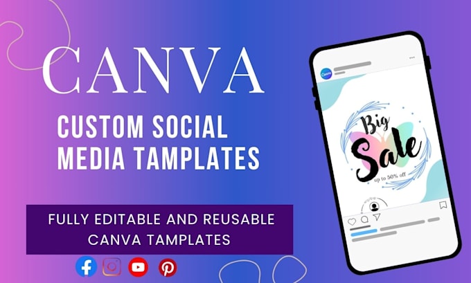 Bestseller - create editable canva templates for professionals  quick and easy customization