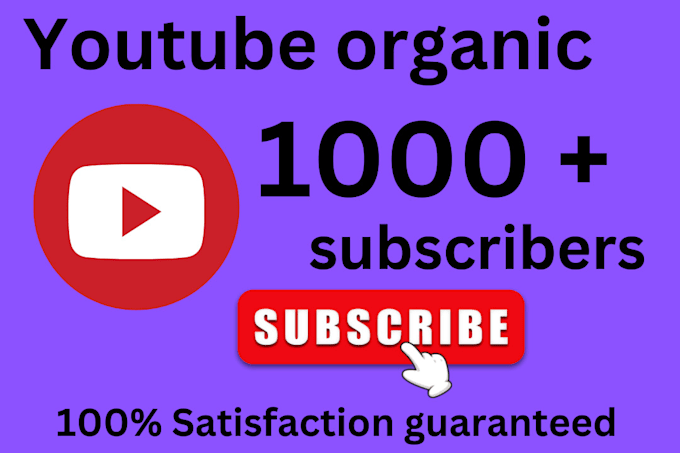 Gig Preview - Get fast 1000 real youtube usa subscriber guarantee