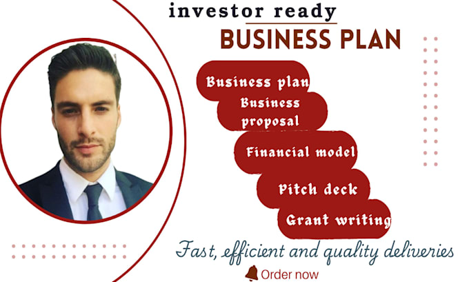 Gig Preview - Craft a complete business plan with financial plan and pitch deck for startups