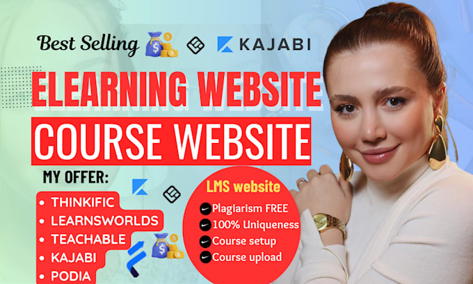 Gig Preview - Be your clickfunnels learnsworlds learndash or gohighlevel website course expert