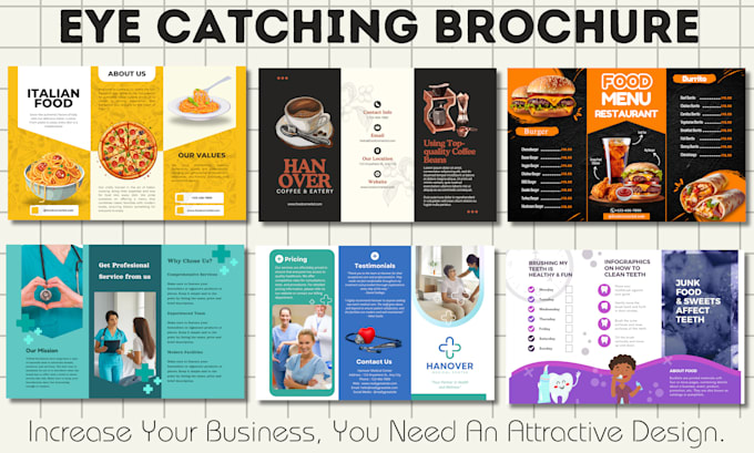 Gig Preview - Design a custom trifold or bifold brochure for you