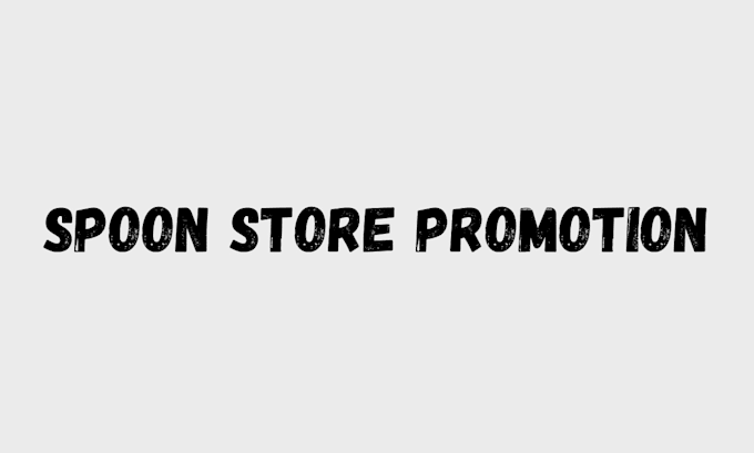 Gig Preview - Do spoon store promotion