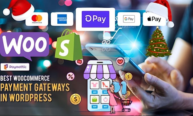 Gig Preview - Integrate stripe paypal apple pay klarna into shopify and  woocommerce website