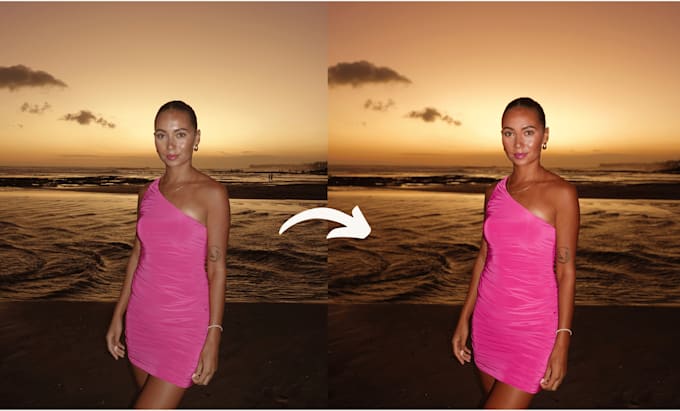 Gig Preview - Enhance portraits, colorgrading and object removal