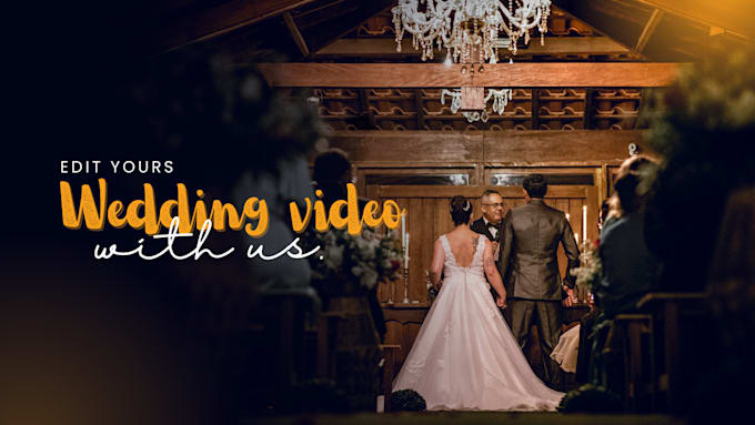 Gig Preview - Do cinematic storytelling wedding video editing