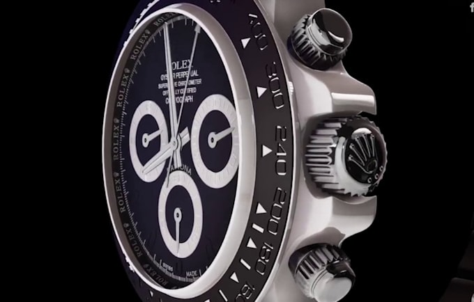 Gig Preview - 3d watch animation 3d wristwatch design 3d watch model cgi 3d watch rendering