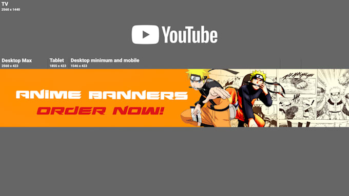 Gig Preview - Design anime banners for twitch, x, youtube or anywhere