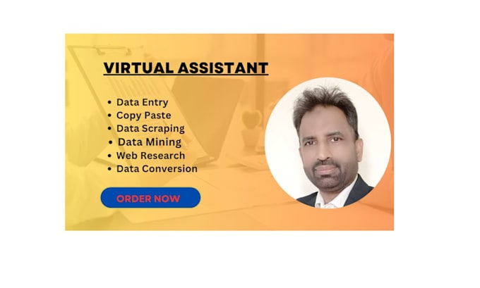 Gig Preview - Do fast virtual assistant on data entry, lead generation etc