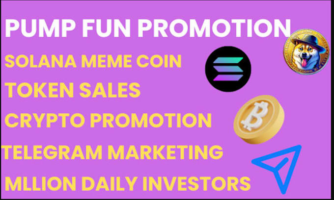 Gig Preview - Do organic crypto x twitter marketing, pump new sol meme coin telegram promotion