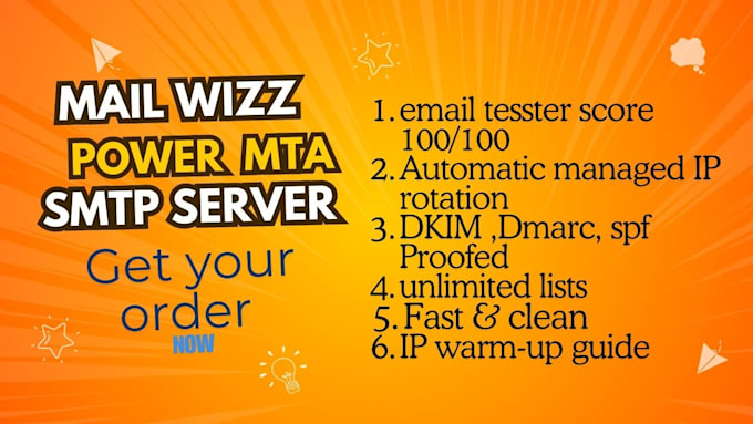 Gig Preview - Construct a specialized SMTP server using mailwizz and powermta