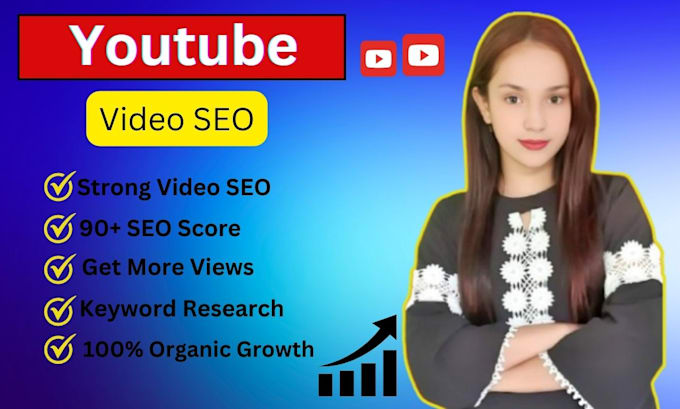 Gig Preview - Do best youtube video SEO  and video ranking