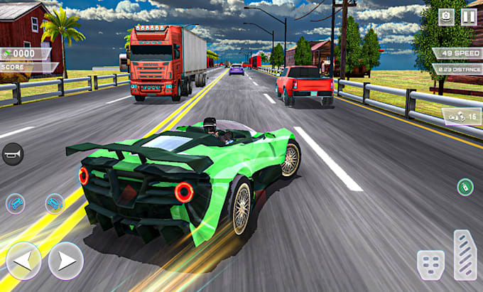 Gig Preview - Create exclusive car racing game car racing racing game