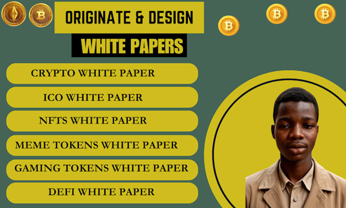 Gig Preview - Write a well researched ico ido nfts meme token crypto blockchain white paper