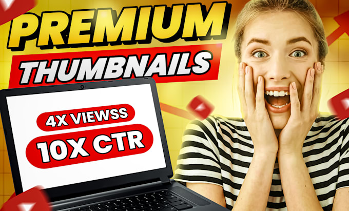 Gig Preview - Create amazing youtube thumbnails