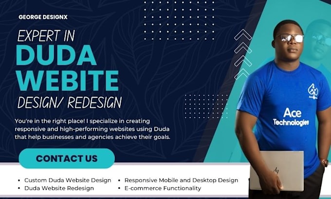 Gig Preview - Design duda website builders design duda website redesign duda squarespace