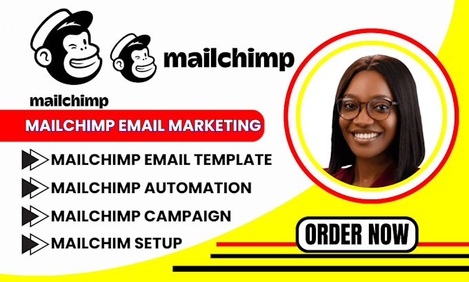 Gig Preview - Do mailchimp email marketing automation, mailchimp email template newsletter