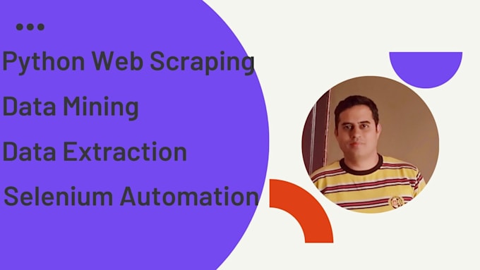 Gig Preview - Do data scraping, web scraping using automated system from any website