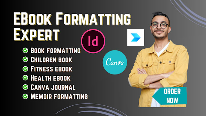 Gig Preview - Do canva journal, children ebook, fitness, health canva ebook memoir formatting