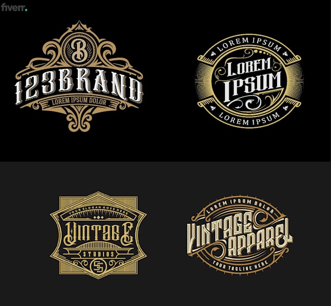 Gig Preview - Do vintage retro, classic, hipster, outdoor, logo for your business