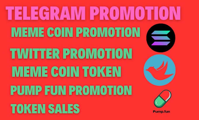 Gig Preview - Twitter x marketing,crypto follower, memecoin, promote pump fun token, telegram