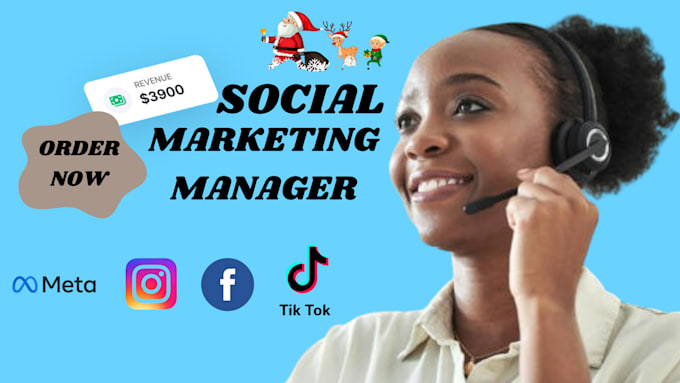 Gig Preview - Be social media manager and content creator instagram marketing organic posts