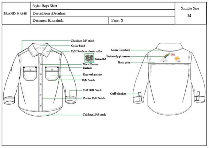 Gig Preview - Create professional fashion technical sketch and tech packs