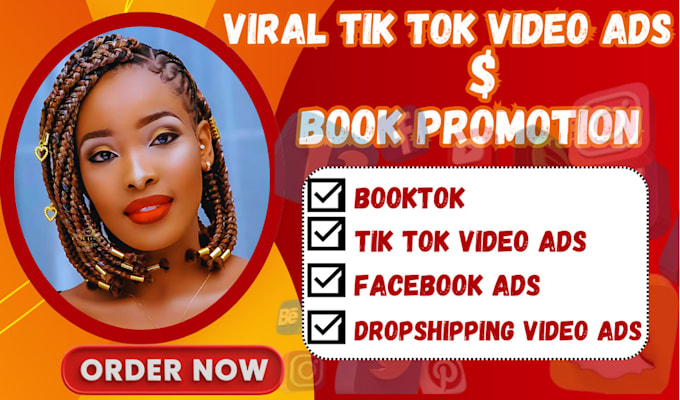 Gig Preview - Create tik tok video ads book promotion ebook tiktok video on booktok ig reels