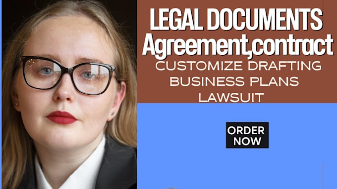 Gig Preview - Write legal agreement, document, contract, motion, lawsuit, nda, services