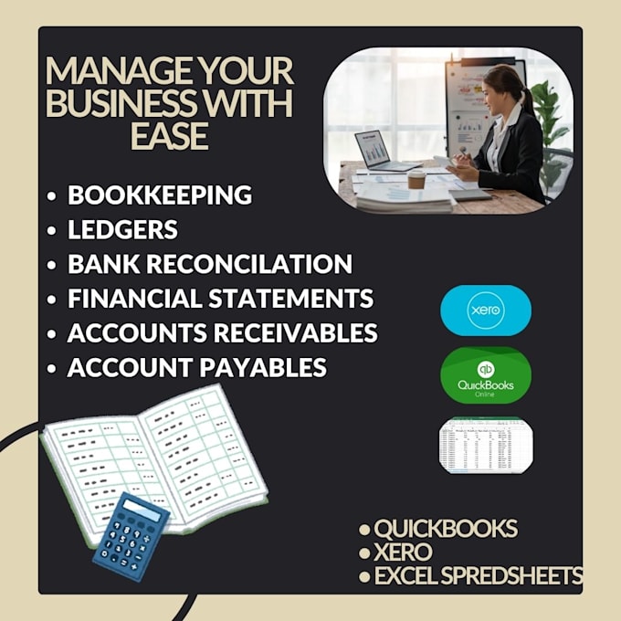 Gig Preview - Ensure timely and accurate bookkeeping services