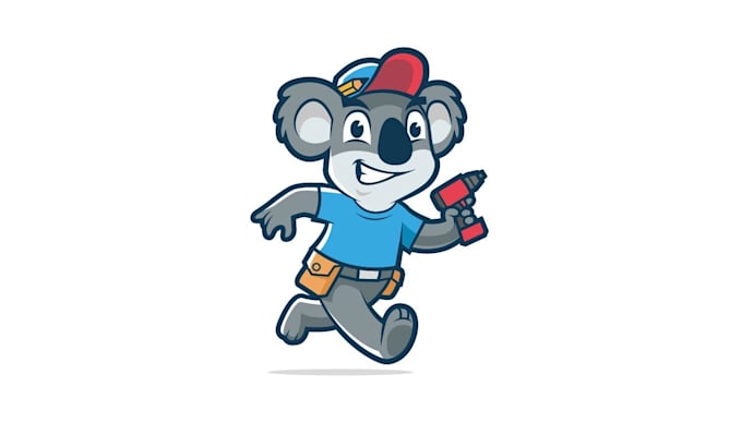 Gig Preview - Design wonderful koala mascot  logo