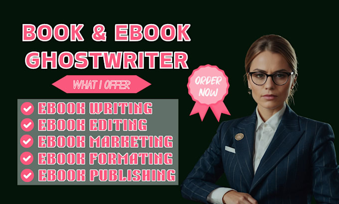 Bestseller - ghostwrite 45k words book and ebook writing as ebook ghostwriter non fiction