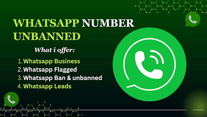 Gig Preview - Do whatsapp marketing unban whatsapp business account or whatsapp bulk messaging