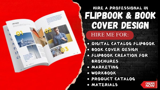 Gig Preview - Create a flipbook brochures, marketing, workbook design, product and materials