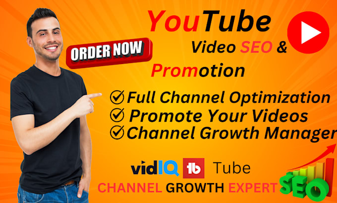 Gig Preview - Professional youtube SEO for video ranking and growth